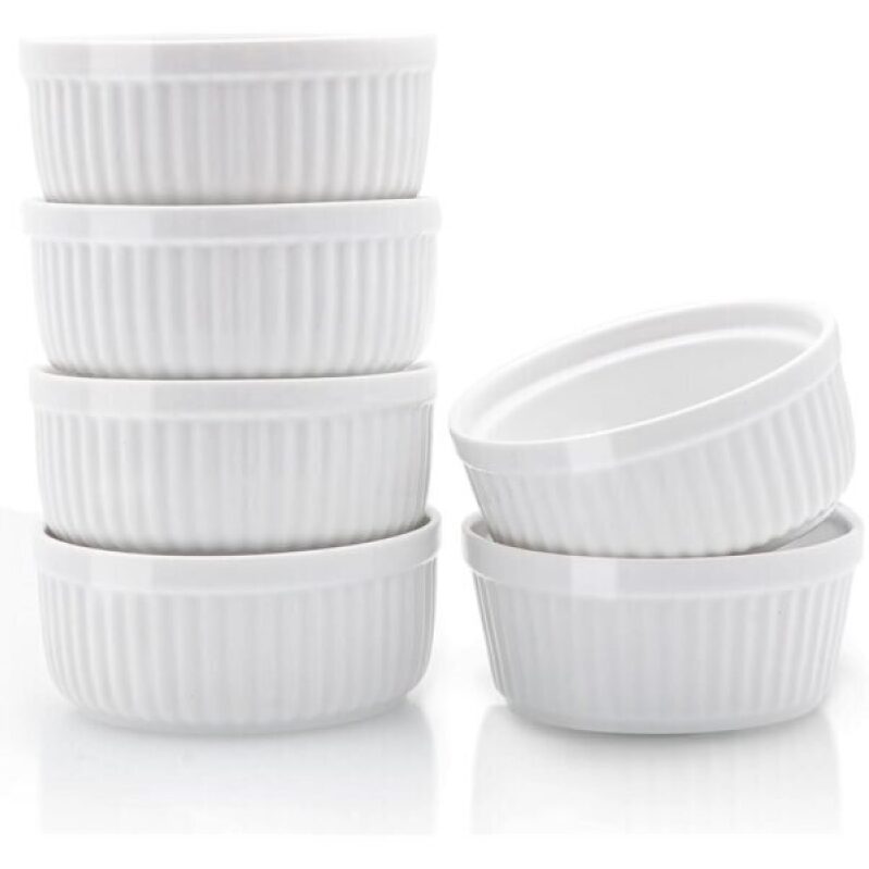 Nuwave Ceramic Ramekins 8 oz, 6-Piece Set - 41% Off