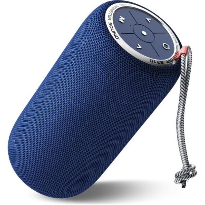 Monster S310 Bluetooth Speaker: 30W, 360° Stereo Sound, 24H Playtime - Perfect for Outdoor & Beach