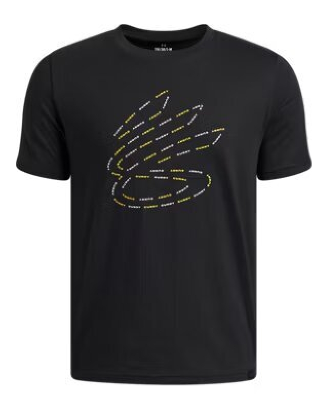 Under Armour Curry Logo Boys T-Shirt - Stylish Comfort for Active Kids