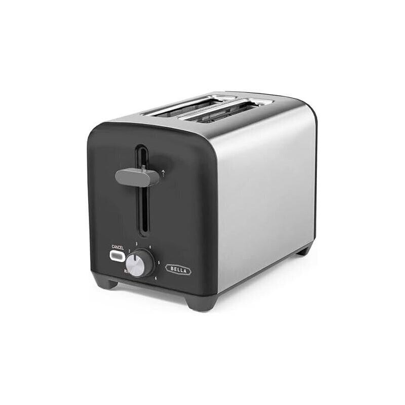 BELLA 2 Slice Toaster: Quick & Even Toasting for Busy Mornings