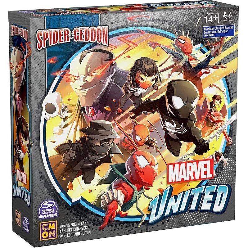Marvel United Spider-Geddon Strategy Board Game - Team Up for Action