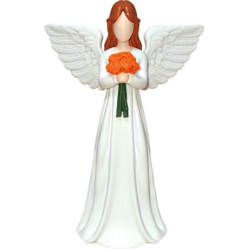 Guardian Angel Figurine with Flowers - Perfect Mother's Day Gift