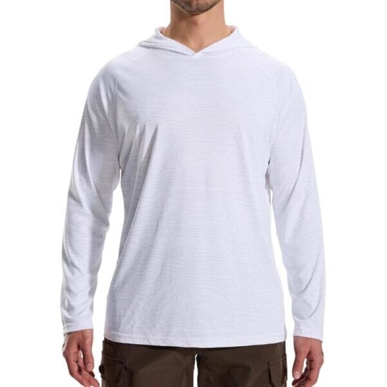 LOOGU Men's UPF 50+ Long Sleeve Sun Protection Hoodie