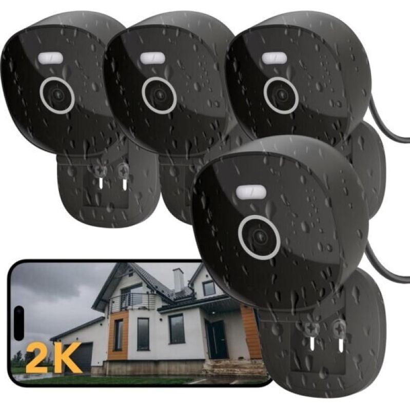 FAMVIVA 2K Wired Security Cameras - 40% Off