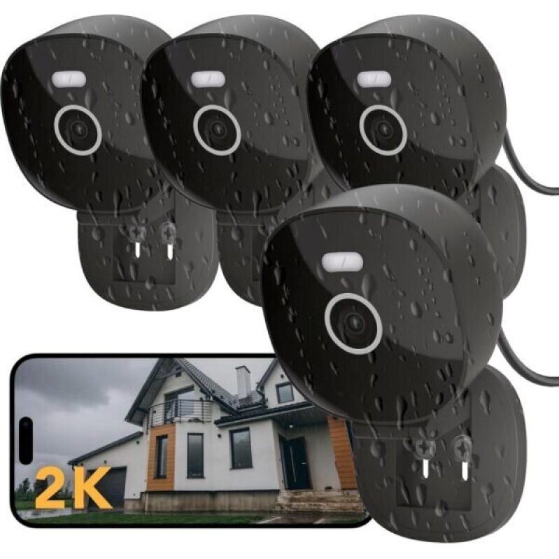 FAMVIVA 2K Wired Security Cameras - 40% Off
