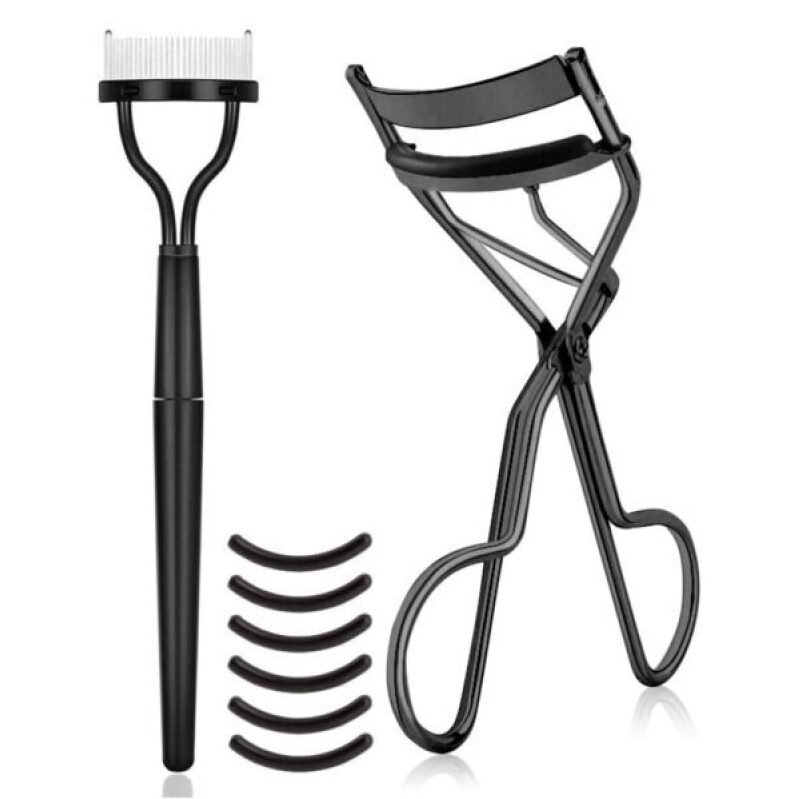 50% Off: Premium Eyelash Curler Set with Separator and Replacement Pads
