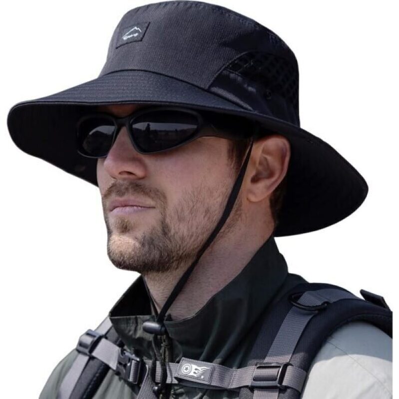 Sireck Fishing Hat: UPF50+ Wide-Brimmed Sun Hat for Men & Women - UV Protection, Beach & Hiking, 40% Off
