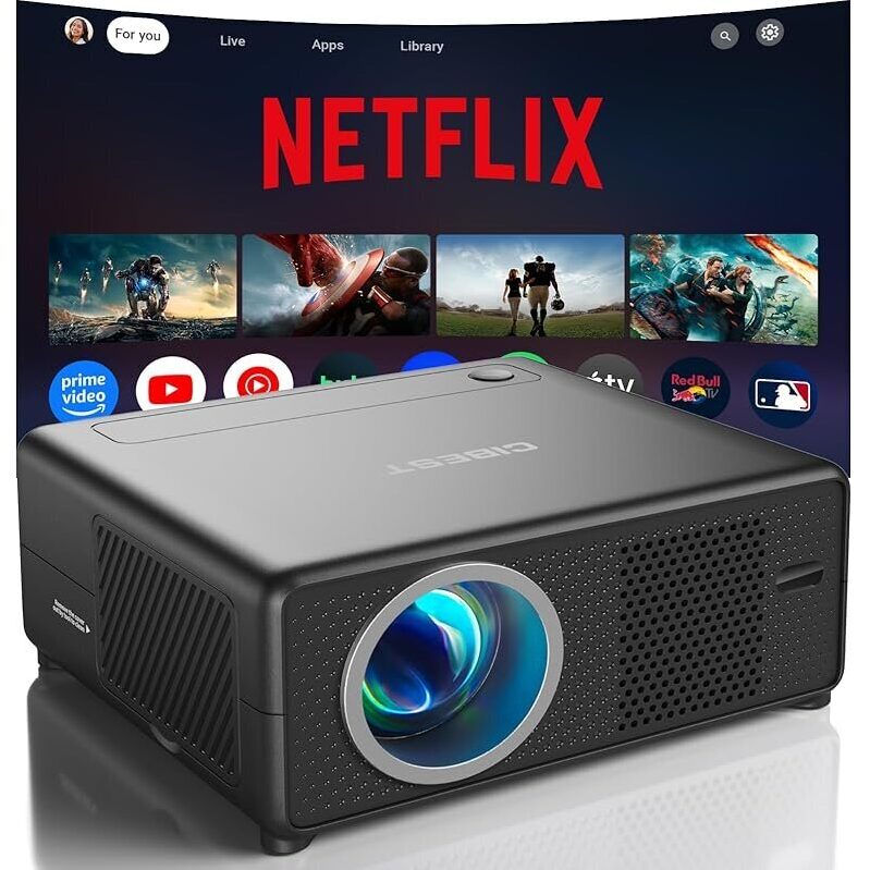 CiBest AC201 1080p Mini Projector - Perfect for Home Entertainment