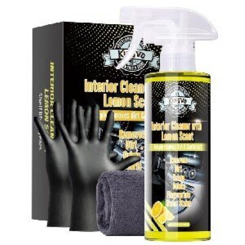 Kingvo Car Interior Cleaner - Lemon Scent, Ultimate Clean