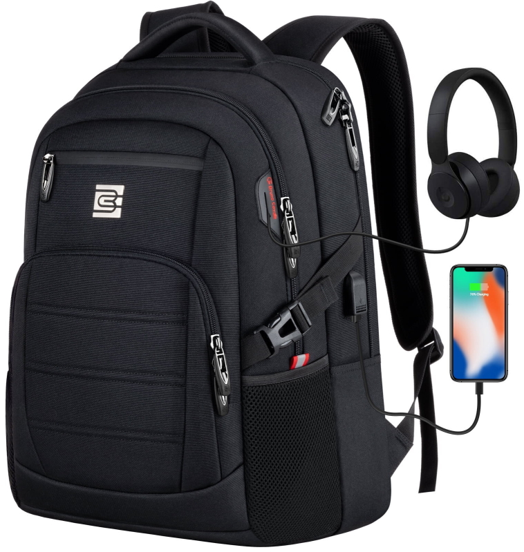 UKEIN 18-inch Laptop Backpack with USB Charging Port