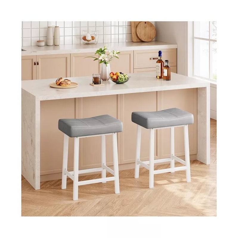 Set of 2 Ergonomic 24-in Counter Height Bar Stools