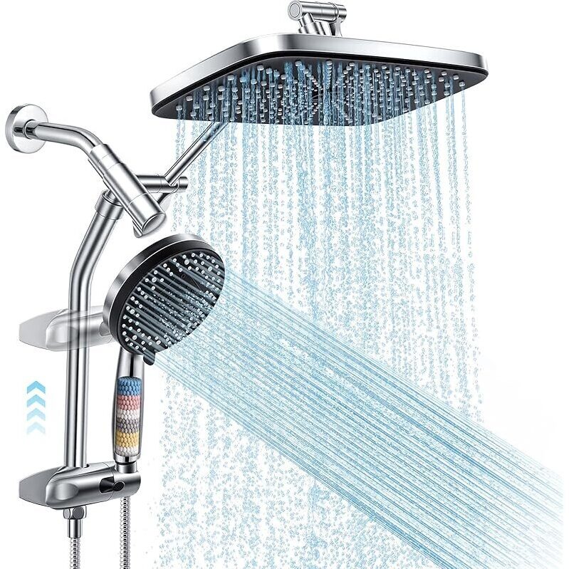 Versatile Walkinstin 12-inch Rainfall Shower Head with Handheld