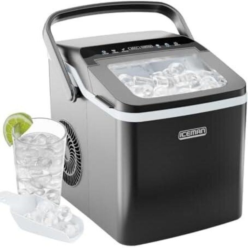 Portable Iceman Dual Size Ice Maker - 61% OFF