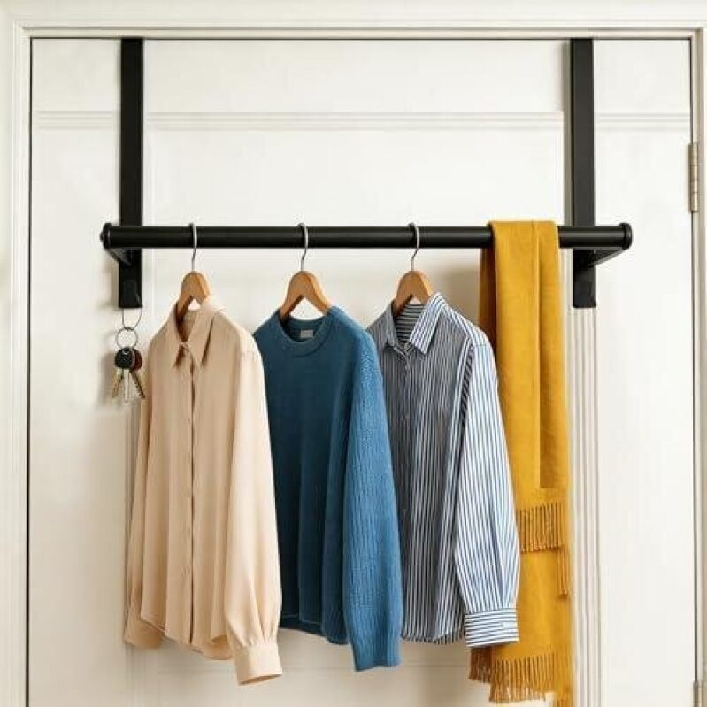 Durable Door Edge Clothes Rack - 45% OFF