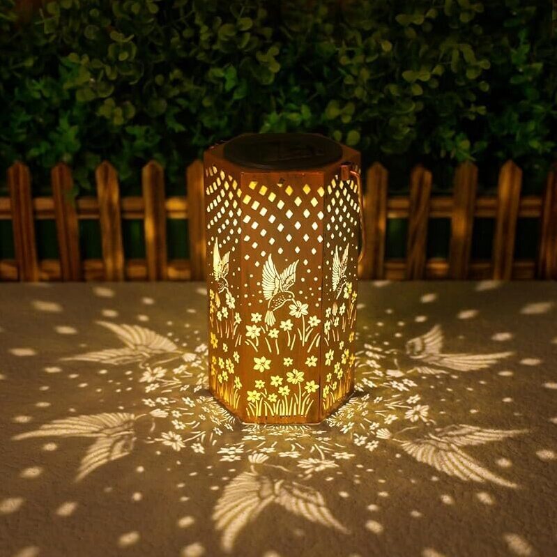 Eandisom Hummingbird Solar Lanterns - Bright, Warm, and Beautiful Outdoor Lighting