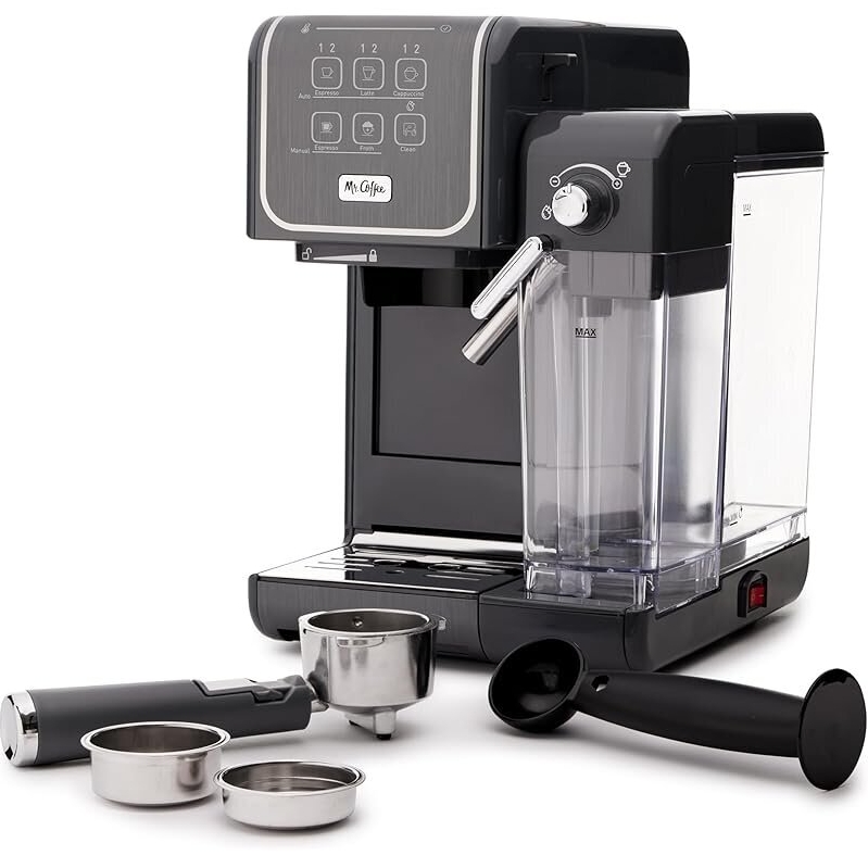 Mr. Coffee One-Touch CoffeeHouse+ Espresso+ Cappuccino Maker - Ultimate Home Brewing