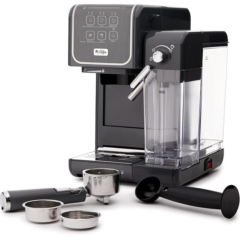 Mr. Coffee One-Touch CoffeeHouse+ Espresso+ Cappuccino Maker - Ultimate Home Brewing