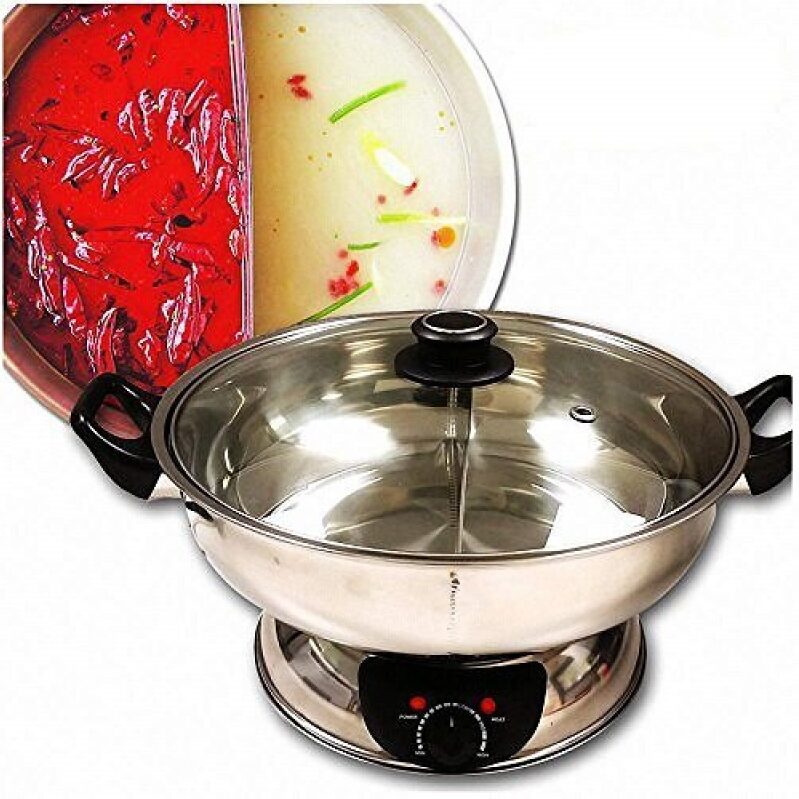 Sonya 5L Dual Hot Pot Set: Dual Flavors, Single Pot