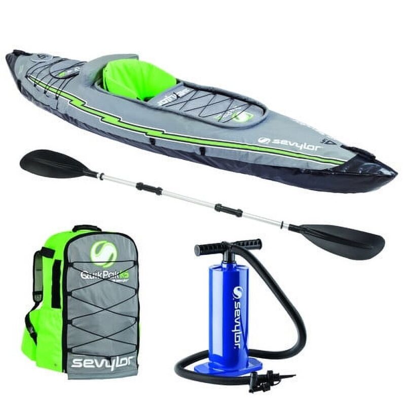 QuickPay K5 One-Person Kayak: Affordable and Durable Kayak for Lakes