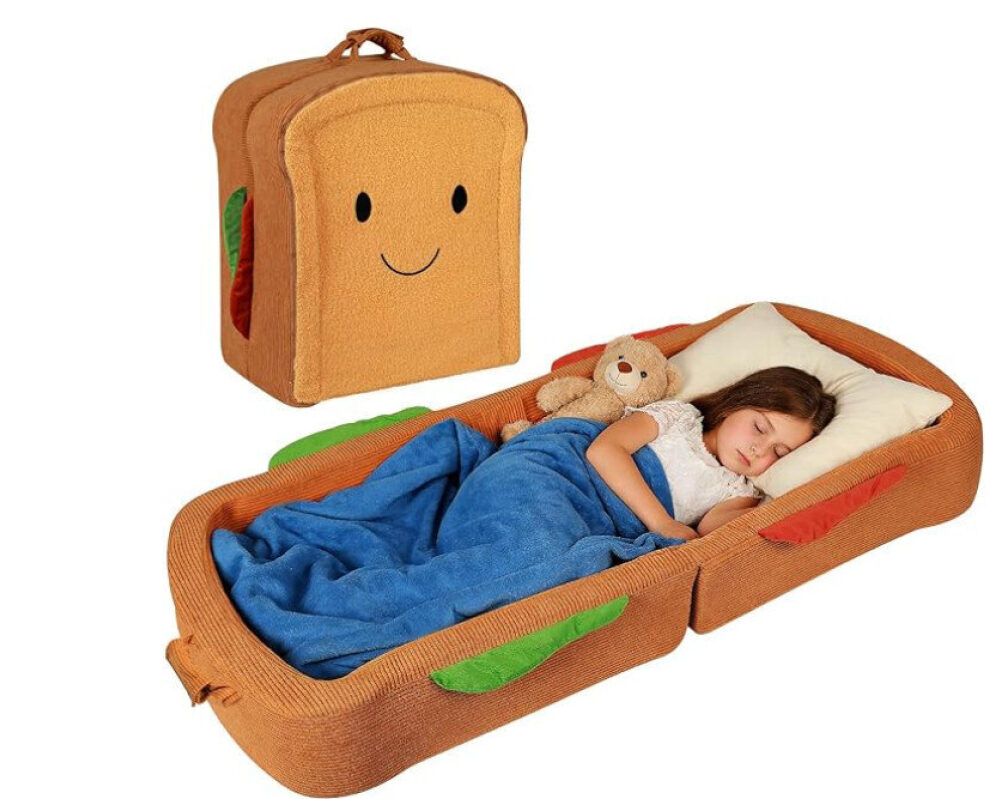 Portable Toddler Travel Mattress - Foldable, Safe, and Comfy