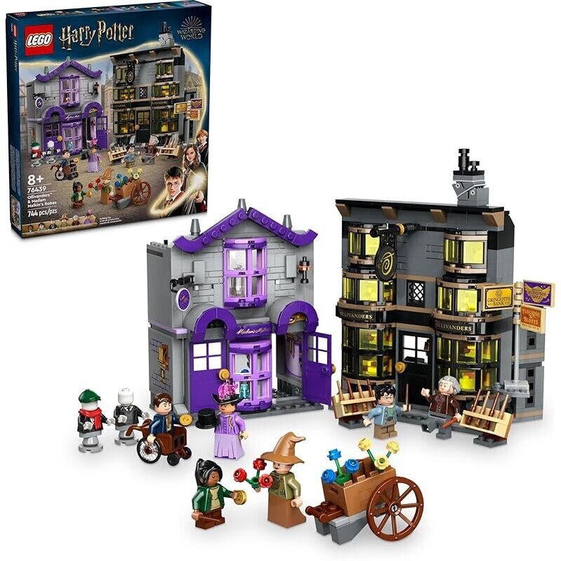 LEGO Harry Potter Ollivanders & Madam Malkin's Robes Building Toys - Magical Playtime