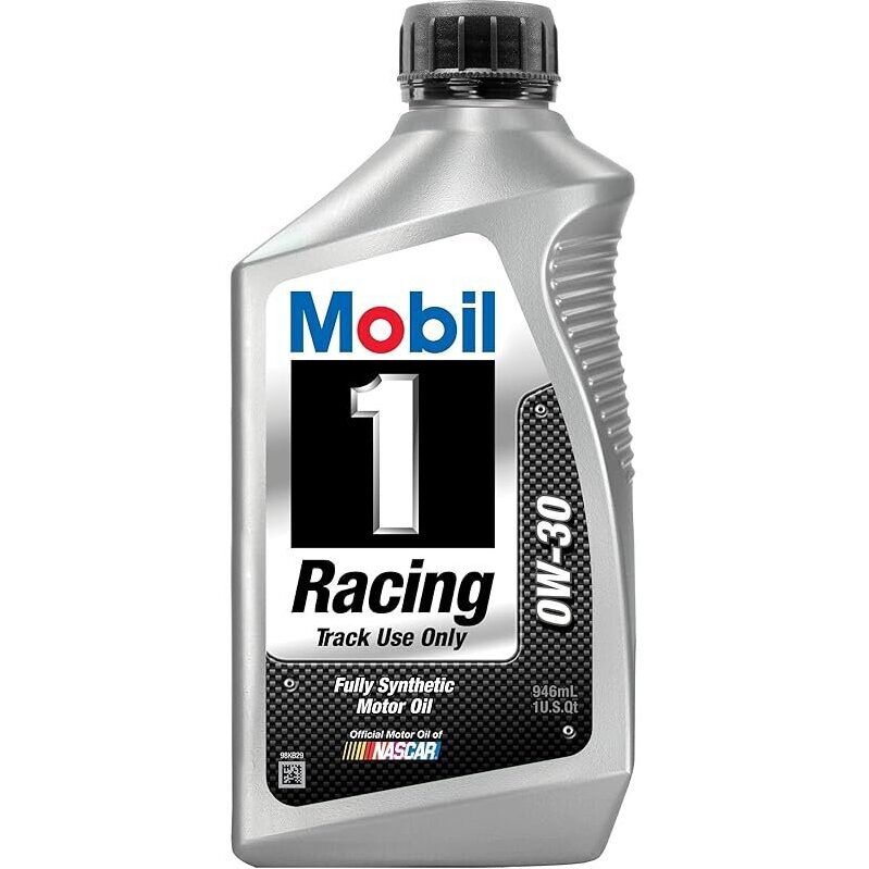 Mobil 1 Racing Full Synthetic 0W-30 Motor Oil - Ultimate Race Engine Protection