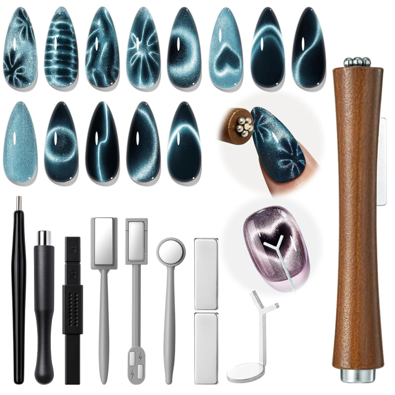 Affordable French Cat Eye Manicure Kit