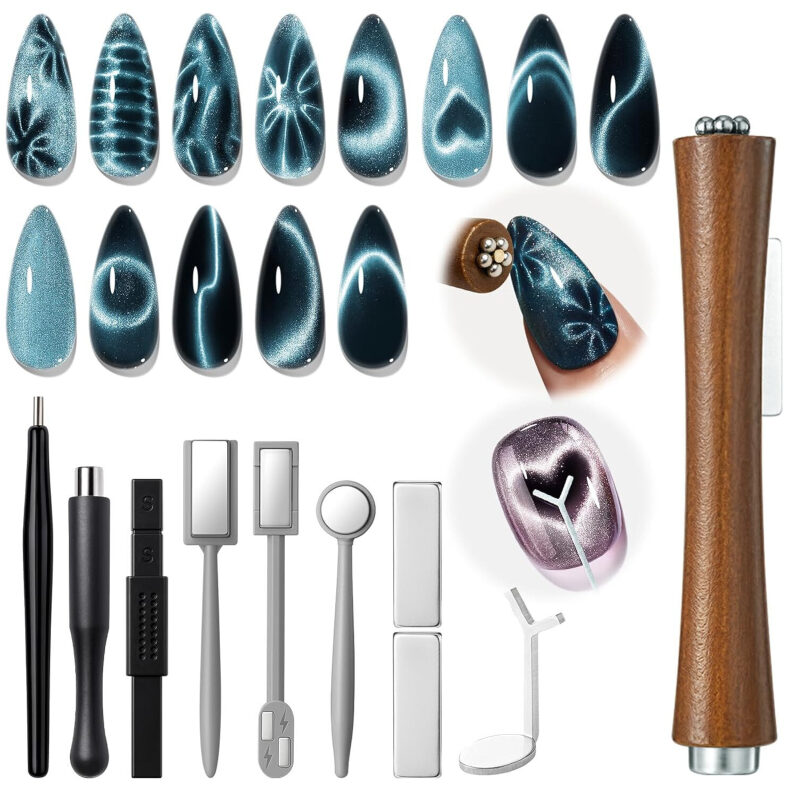 Affordable French Cat Eye Manicure Kit