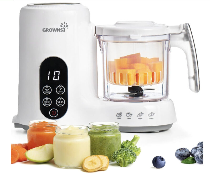 GROWNSY Multi-Functional Baby Food Maker - Steam & Blend in One