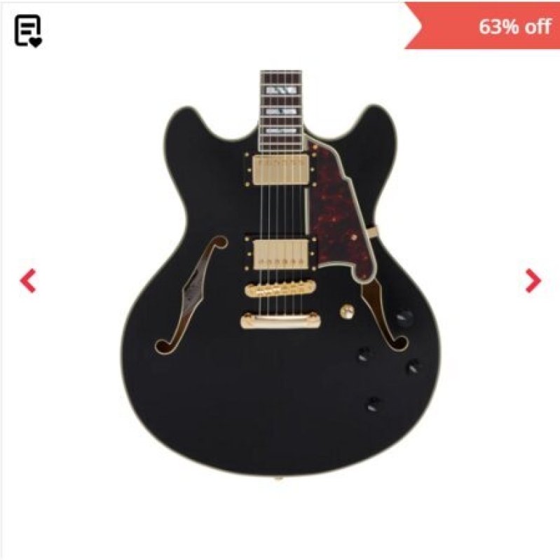 D'Angelico Excel DV Semi-hollow Guitar at Unbeatable Price
