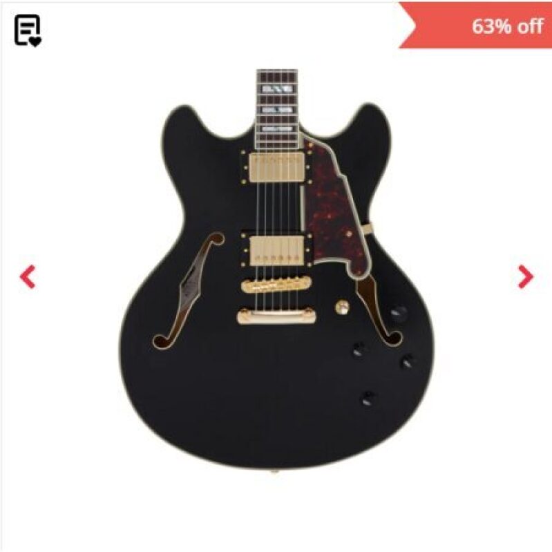 D'Angelico Excel DV Semi-hollow Guitar at Unbeatable Price