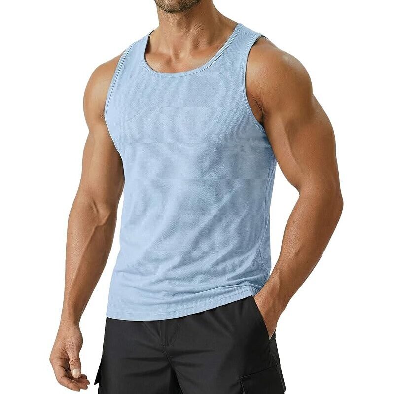 Quick Dry UPF 50+ Workout Tank Top for Men
