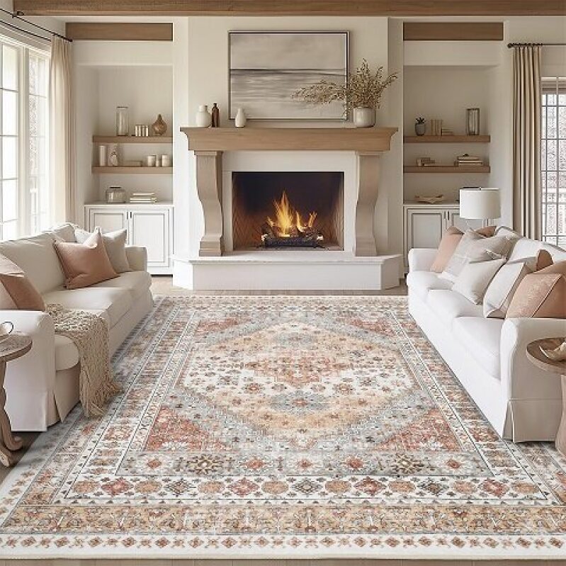 9x12 Foot Super Thin Washable Carpet - Affordable and Durable