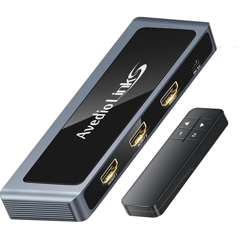 Avediol Links 8K HDMI 2.1 Switch 4K@120Hz - Perfect for Seamless Multimedia Switching