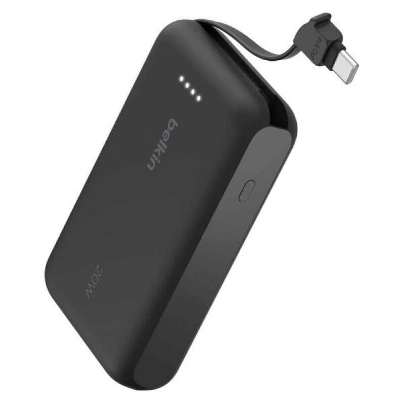 Affordable Belkin 10,000 mAh Power Bank with USB-C Cable