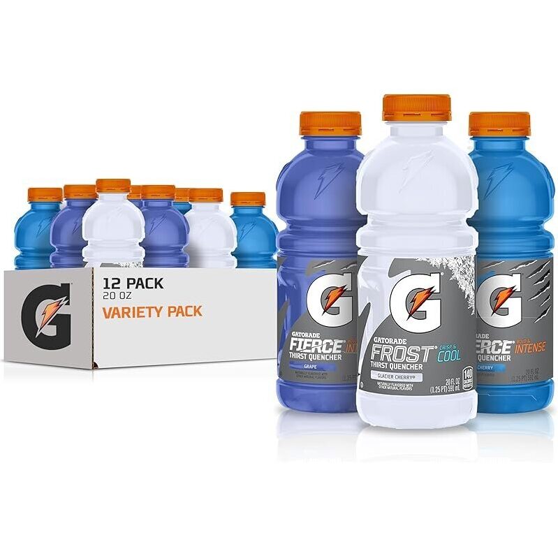 Gatorade Original Thirst Quencher Variety Pack - 12 Bottles, 20oz Each