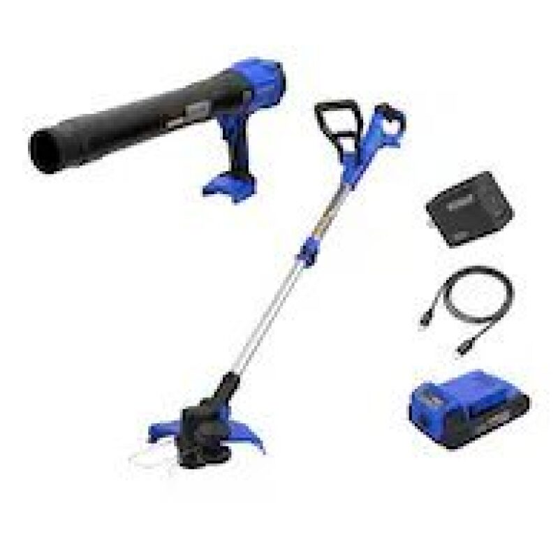 Kobalt 24V Cordless Battery String Trimmer and Leaf Blower Combo Kit - Ultimate Yard Care Solution