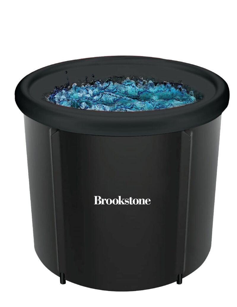 Brookstone Portable Ice Bath: Cold Plunge Therapy Tub for Home Use