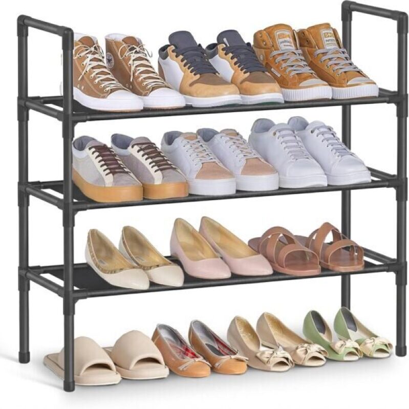 Maximize Your Shoe Storage with SONGMICS 3-Tier Shoe Rack - 31% Off