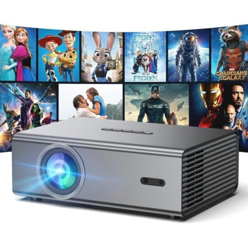 Portable Mini Projector with 4K 1080P Full HD Display - 76% Discount