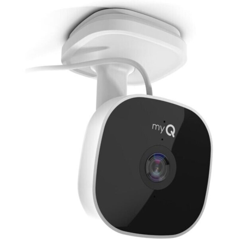 myQ Smart Garage Security Camera - 1080p HD Video, Night Vision, Motion Detection, Wi-Fi, Two-Way Audio, Smartphone Control - 40% OFF