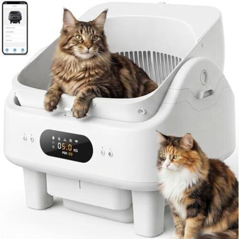 SmartCat Multi-Cat Self-Cleaning Litter Box - 56% Off