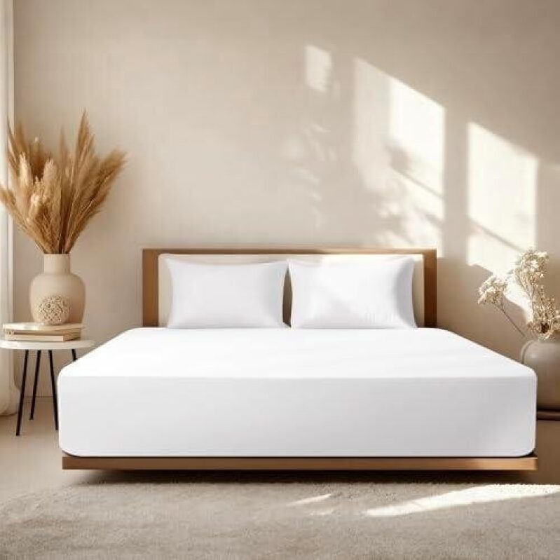 Premium 100% Cotton Deep Pocket Queen Bedsheet - 55% Discount