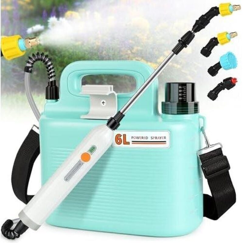 High-Efficiency 6L Electric Sprayer with 3 Nozzles - 55% Discount