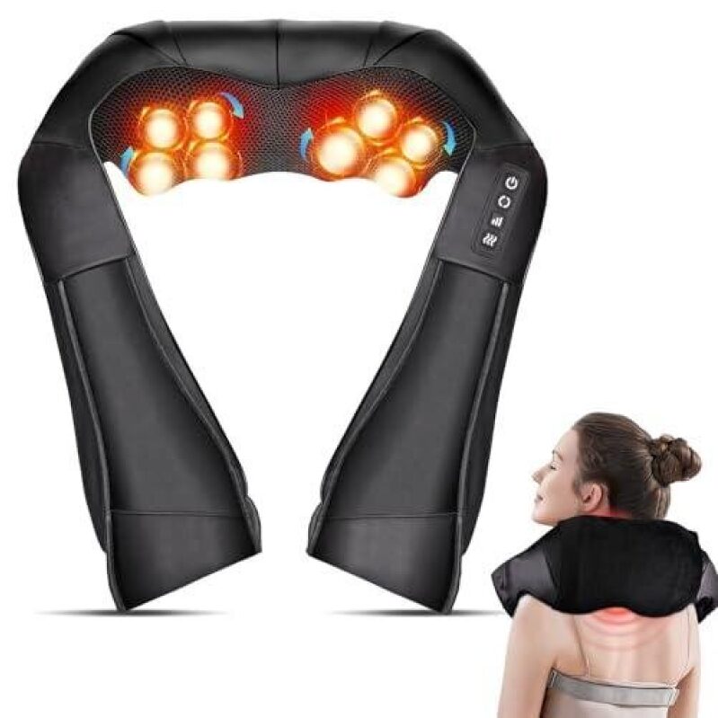 Joyset Electric Heat Neck and Shoulder Massager - 50% OFF