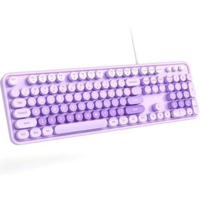 50% Off Dieter Purple Wired Keyboard - Perfect for Stylish Typing