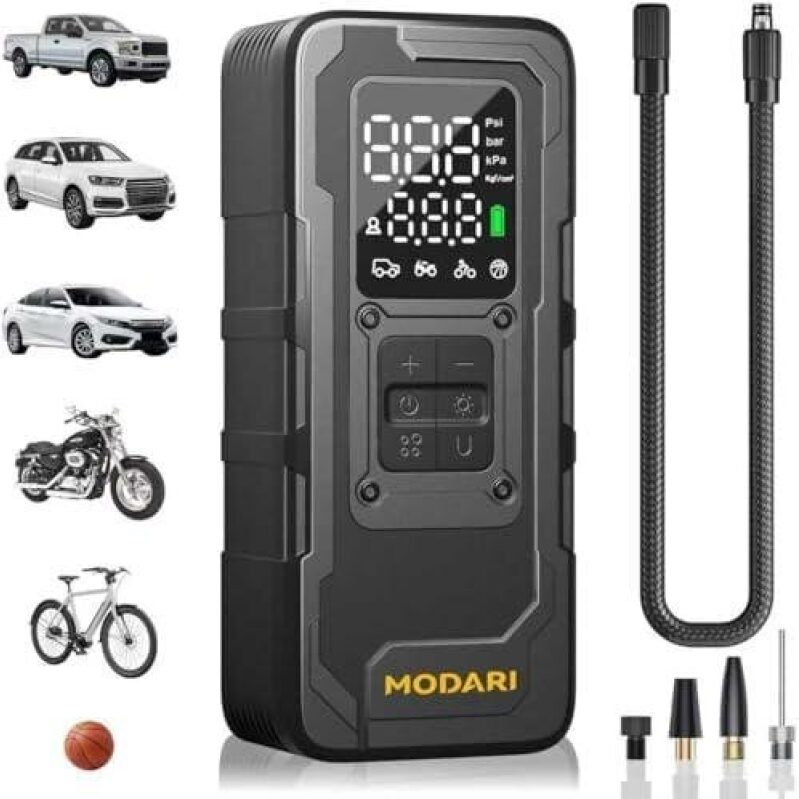 Portable Wireless Tire Inflator Pump - 160PSI - 70% OFF