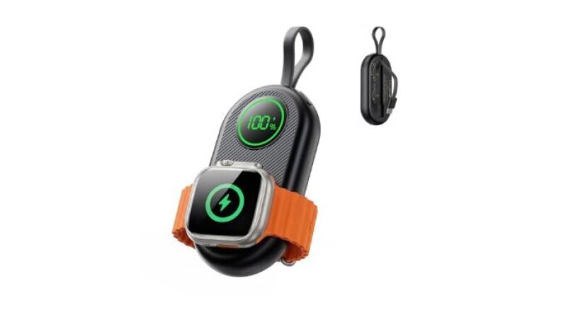 2500mAh Portable Charger for Apple Watch – Compact & Magnetic Wireless Fast Charger