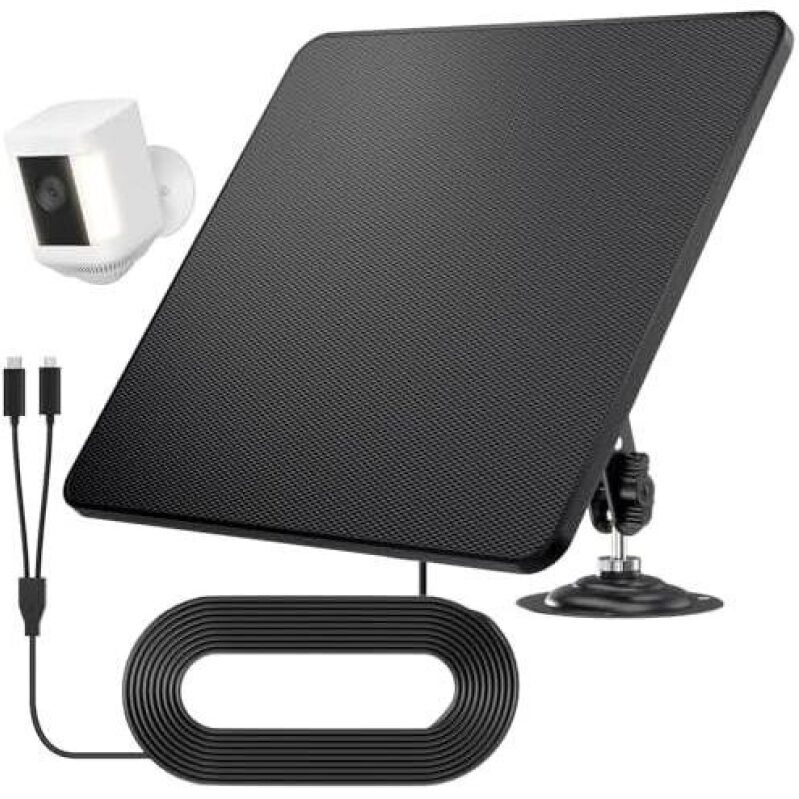 Ring 6W 360° Adjustable Waterproof Solar Charger with Camera