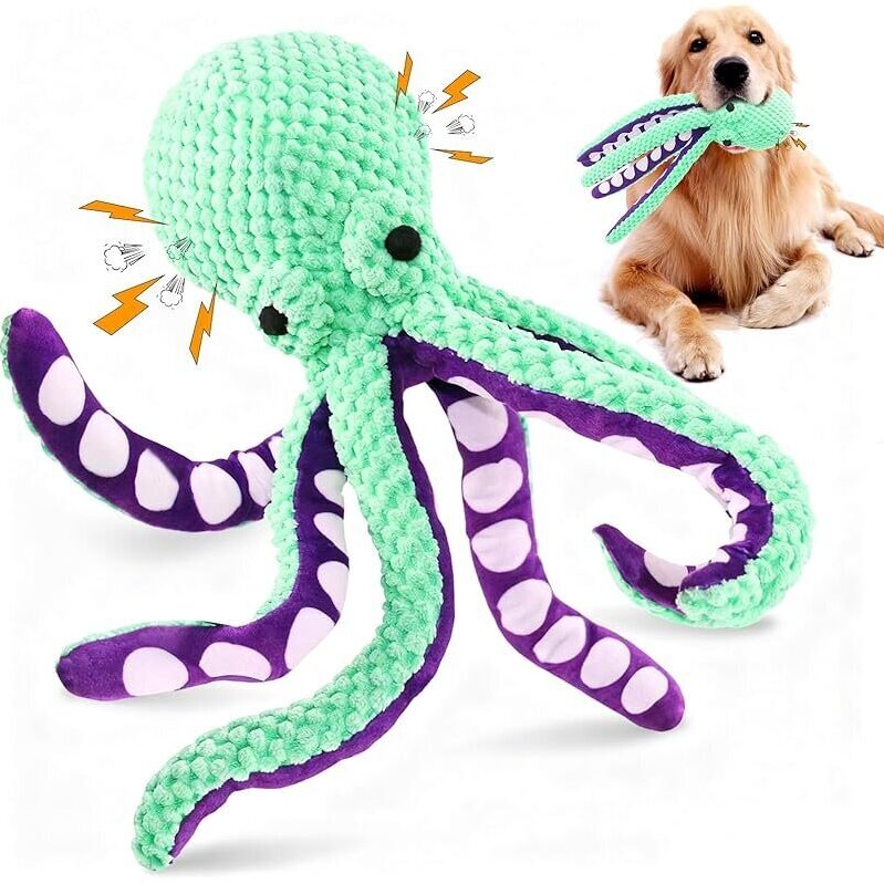 Fuufome Large Squeaky Dog Toys - Durable and Engaging Playtime for Dogs